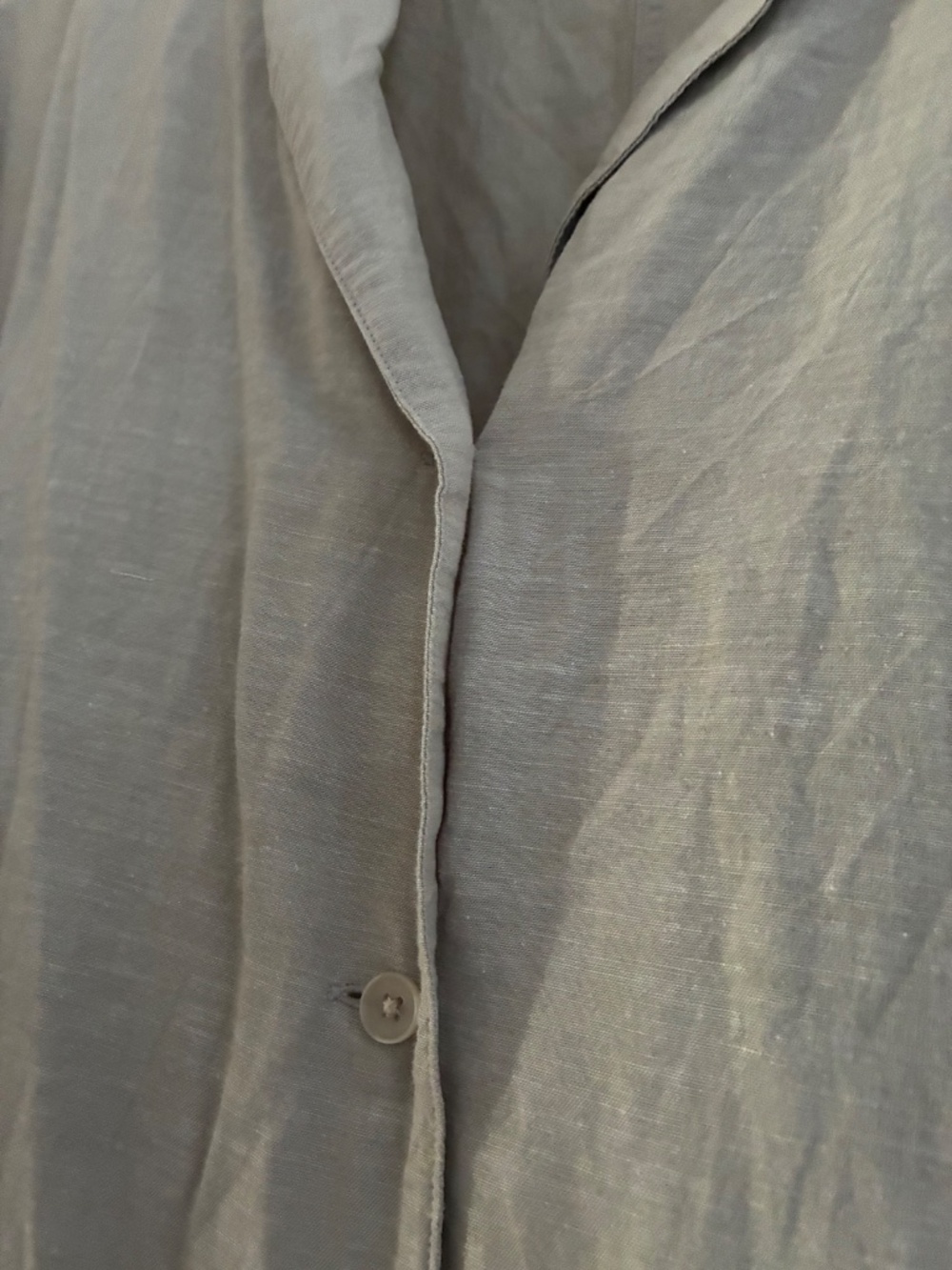 Uniqlo Cotton Linen blend Oversized Shirt Dress - Picture 2 of 9